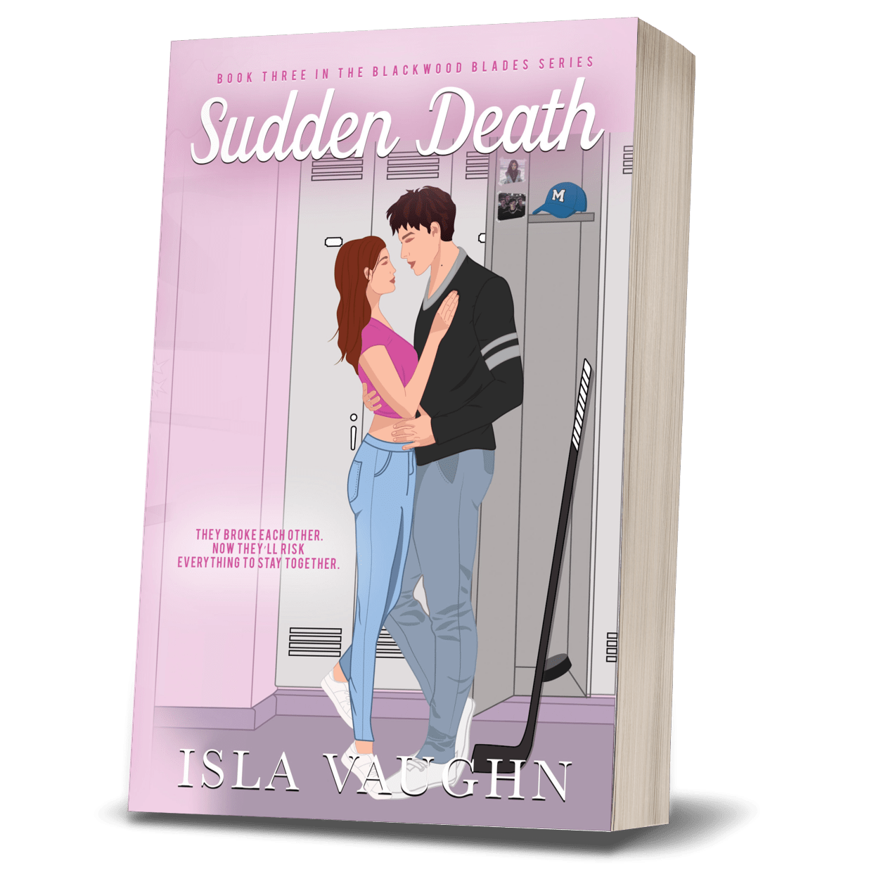 dark academy hockey romance Sudden Death by Isla Vaughn