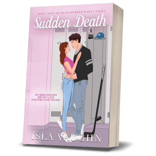 dark academy hockey romance Sudden Death by Isla Vaughn