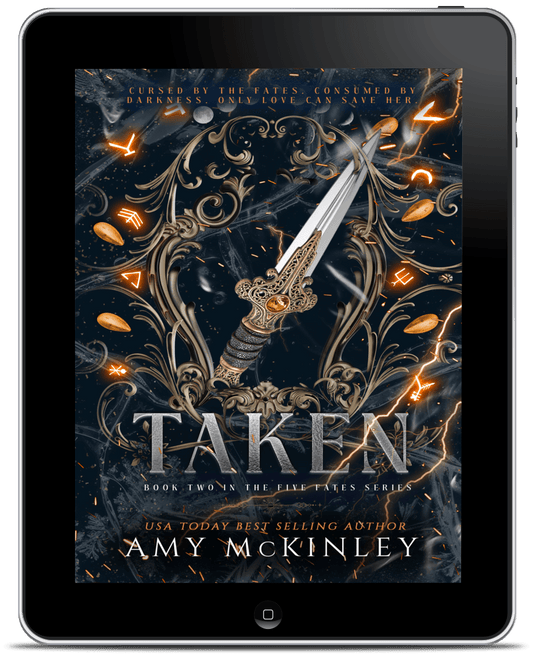 romantasy ebook mythology fantasy romance Taken by Amy McKinley